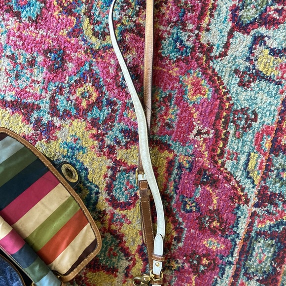 Vintage Coach 70th Anniversary Nautical Leather Crossbody Bag - Picture 8 of 16